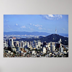 Poster View Of Seoul From Ansan