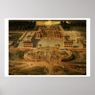 Poster View of the Chateau, Gardens and Park of Versaille
