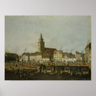 Poster View of the Neue Markt with St. Mary's