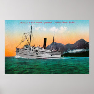 Poster View of the Steamer Jefferson