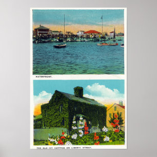 Poster View of Waterfront, Old Ivy Cottage on Liberty
