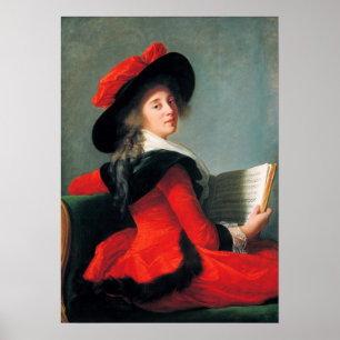 Poster Vigée Le Brun - Baronne Crussol