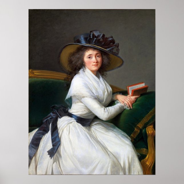 Poster Vigée Le Brun - Comtesse De La Châtre (Devant)