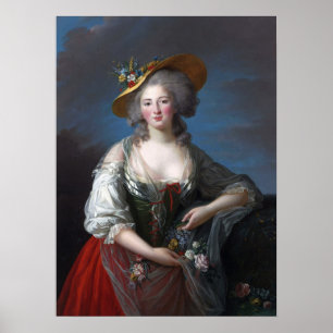 Poster Vigée Le Brun - Elisabeth De France Versailles