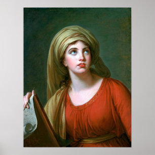 Poster Vigée Le Brun - Lady Hamilton en tant que Sibylle