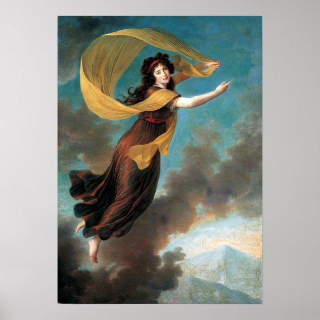 Poster Vigée Le Brun - Portrait De La Princesse Caroline (Devant)