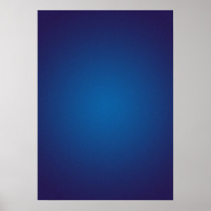 Poster Vignette bleu foncé granuleux