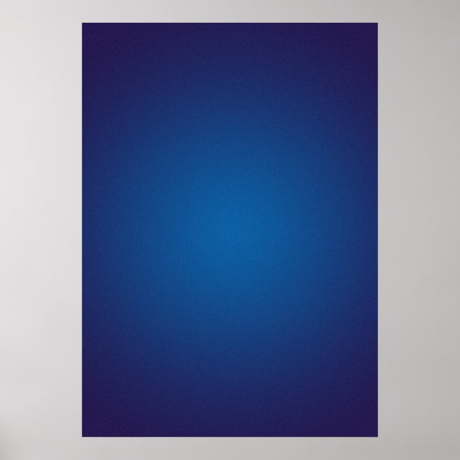 Poster Vignette en bleu foncé profond (Devant)
