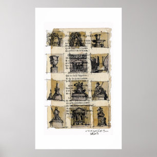 Poster Vignettes Dans Le Jardin De Versailles