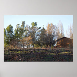 Poster Vignoble de Hearthstone à Paso Robles, CA