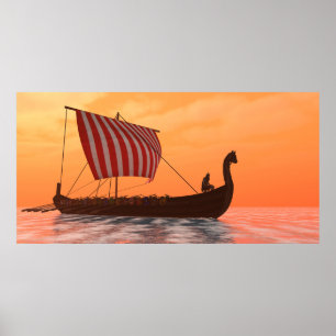 Poster Viking Longship Ventures