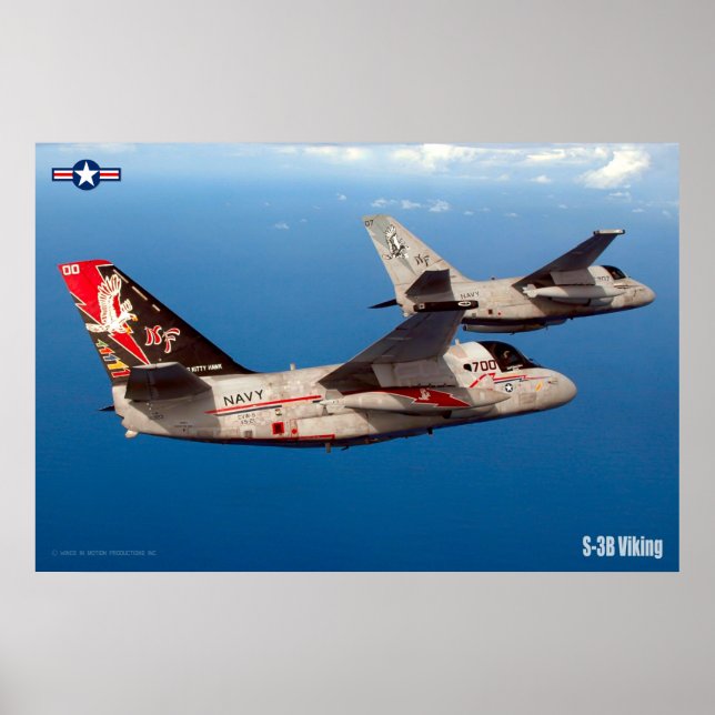 POSTER VIKING S-3B (Devant)