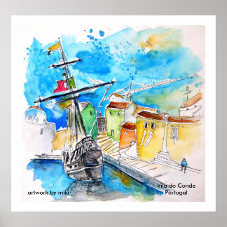 Poster "Vila do Conde 01"