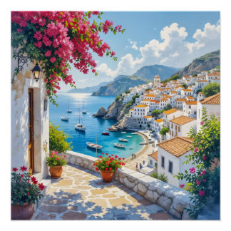 Poster Villa By The Sea