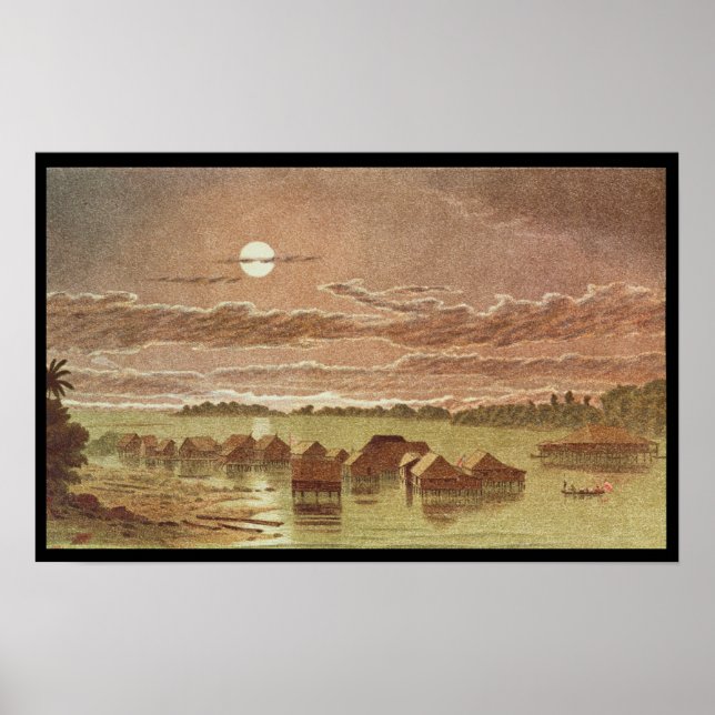 Poster Village à Basilan, Philippines (Devant)