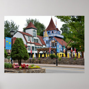 Poster Village alpin