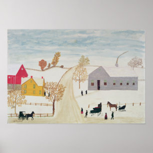 Poster Village Amish