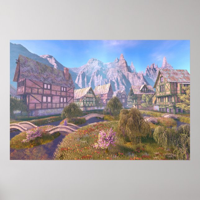 Poster Village Astral (Devant)