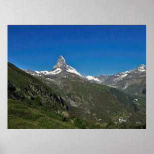 Poster Village au pied du Cervin