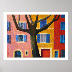 Poster village de Provence