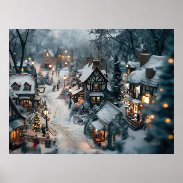 Poster Village d'hiver (Devant)