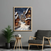 Village d'hiver pétillant : Jumelé de lumières