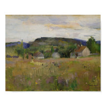 Village en bois Nature Mur Art Imprimer