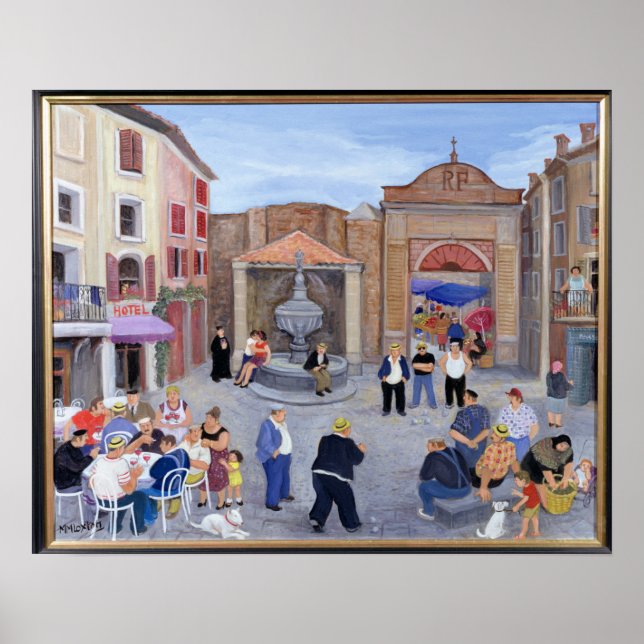 Poster Village en Provence (Devant)