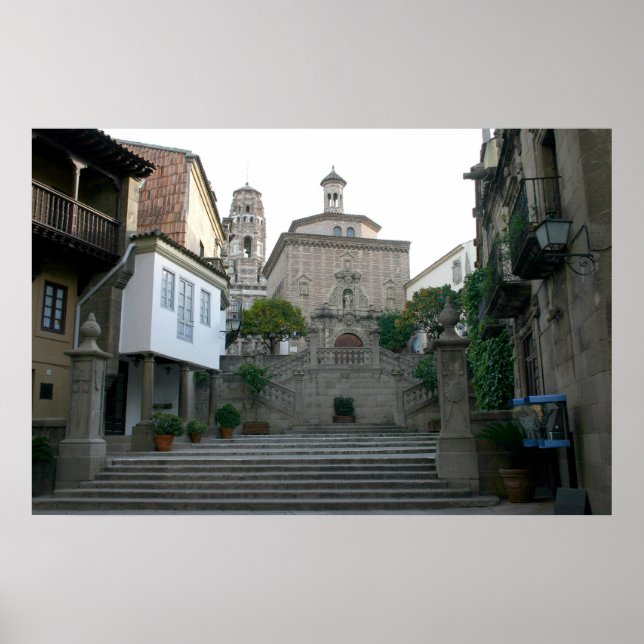 Poster Village espagnol (Devant)