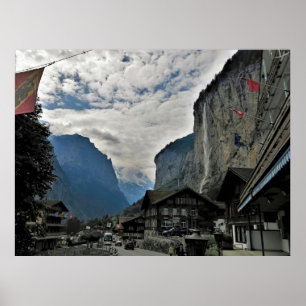 Poster Village Lauterbrunnen
