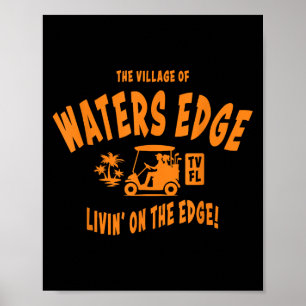 Poster Village Of Waters Edge Tv Fl Golf Cart Design