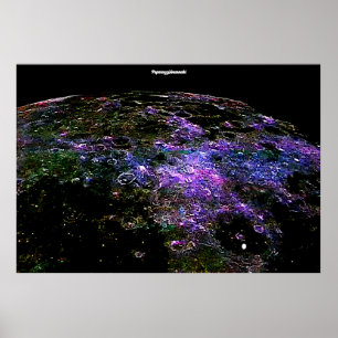 Poster Ville au bord de l'affiche éternelle