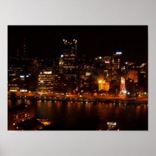 Poster Ville de Black and Gold