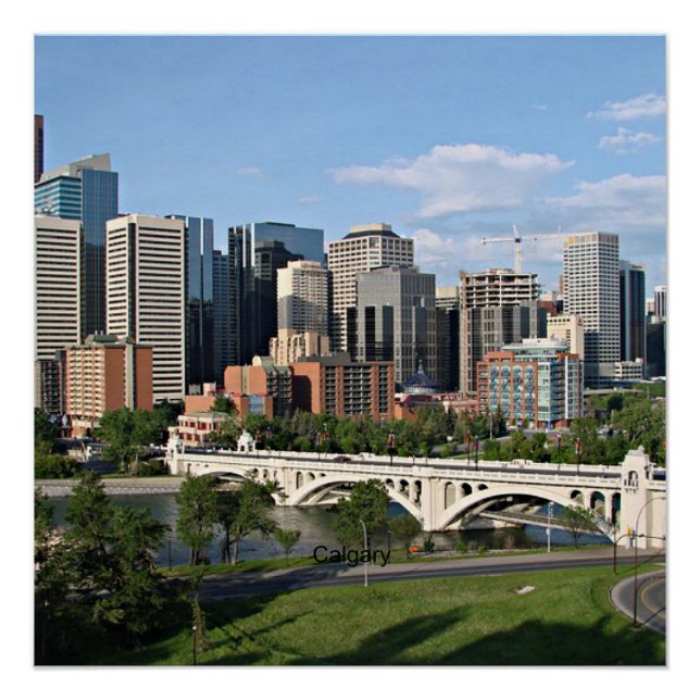 Poster Ville de Calgary (Devant)