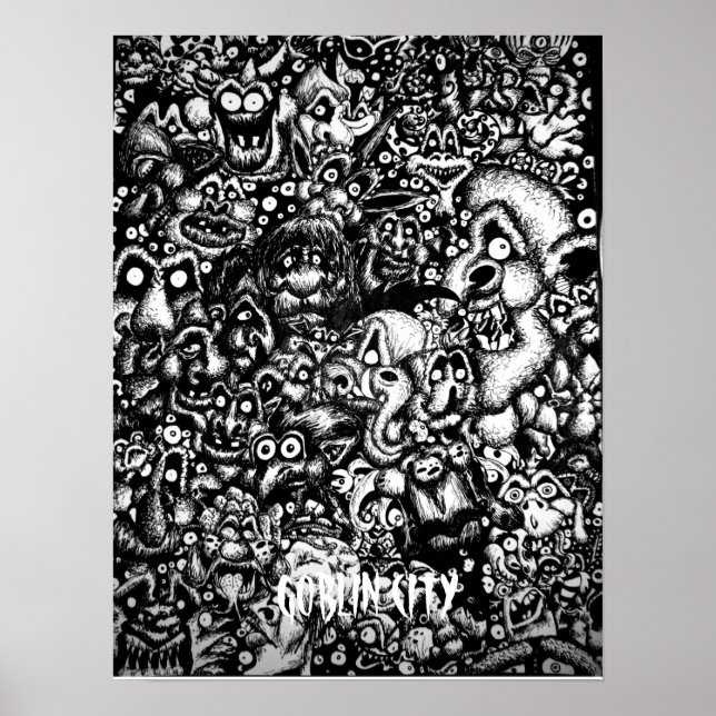 Poster Ville de Goblin (Devant)