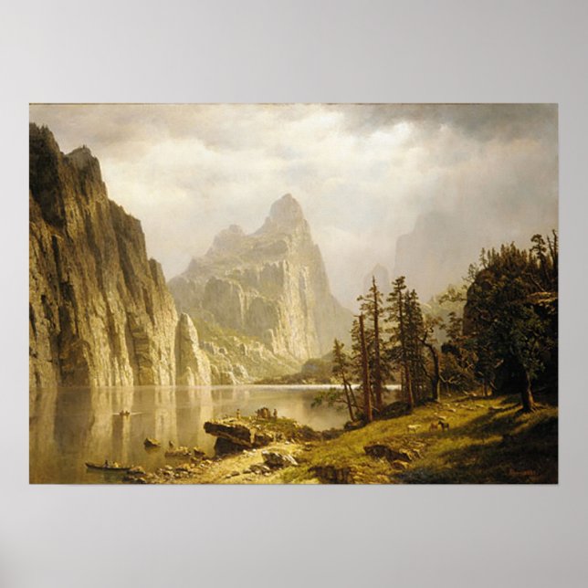 Poster Ville de la bière Albert Merced River Yosemite Val (Devant)