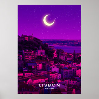Poster Ville de Lisbonne