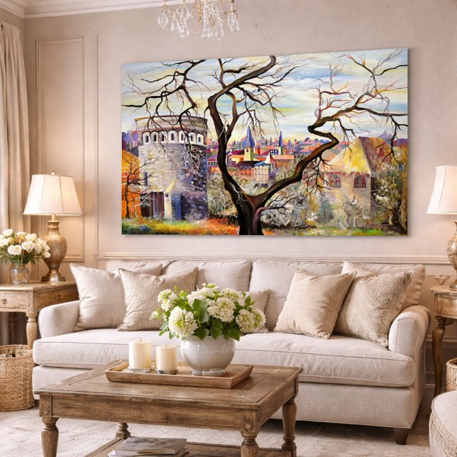 Poster Ville de Luxembourg - Plateau psychédélique du Rha (Créateur téléchargé)