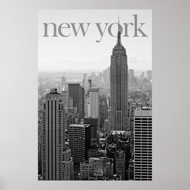 Poster ville de new york (Devant)