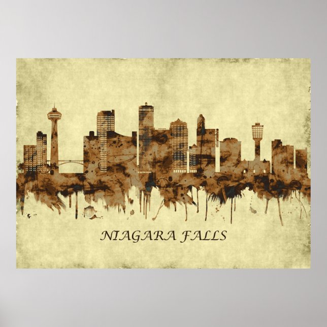 Poster Ville de Niagara Falls Canada (Devant)