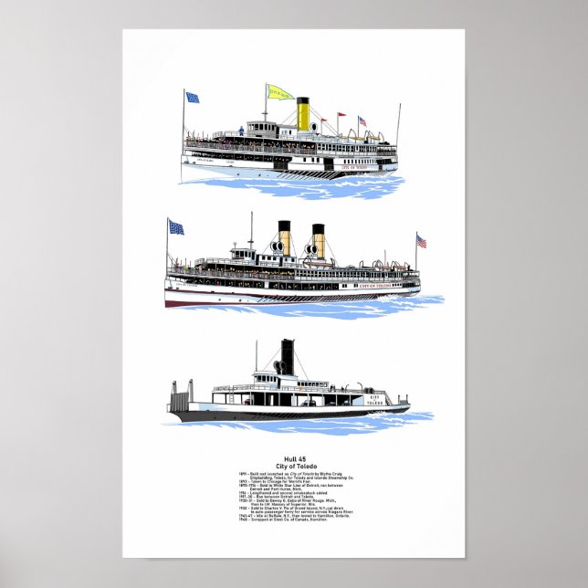 Poster Ville de Toledo (Devant)
