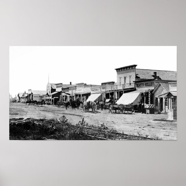 POSTER VILLE DE WEST DODGE, KANSAS (Devant)