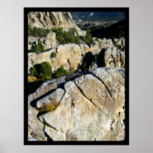 Poster Ville des roches