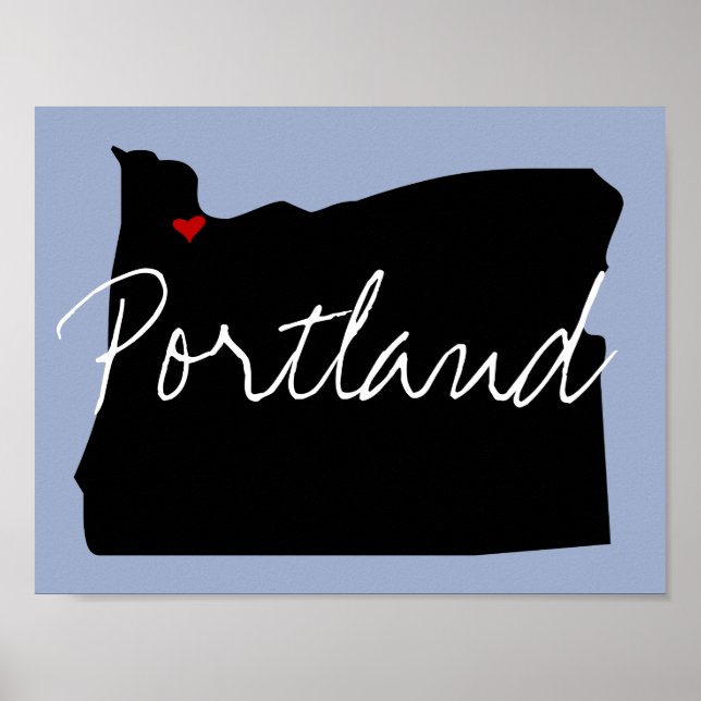 Poster Ville d'Oregon (Devant)