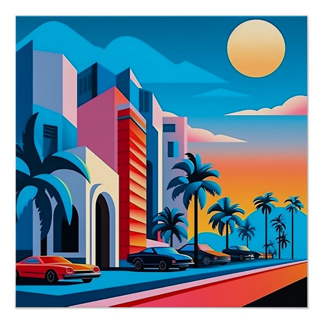 Poster Ville du Futurisme (Devant)