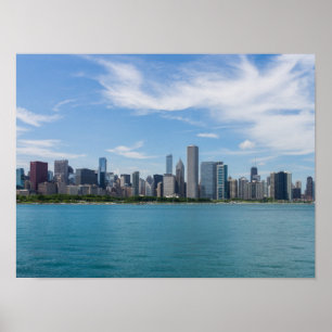 Poster Ville du jour de Chicago