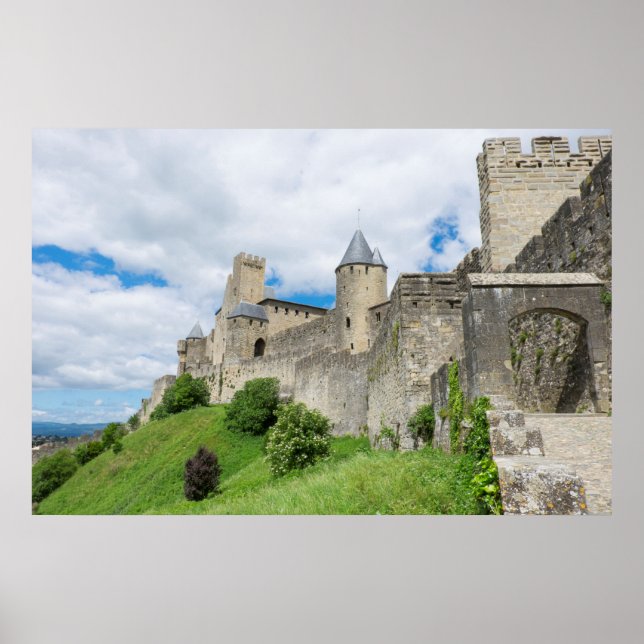 Poster Ville Fortifiée De Carcassonne (Devant)