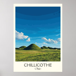 Poster Ville historique de la première capitale de l'Ohio