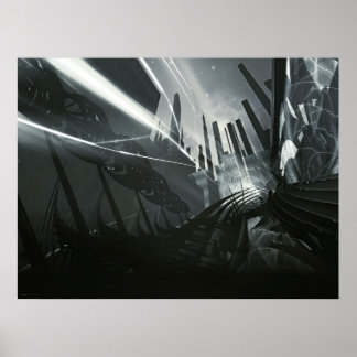POSTER VILLE MODERNE