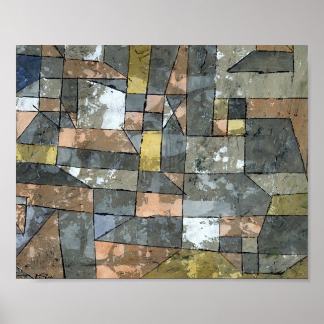 Poster Ville nord-allemande : Paul Klee 1930 (Devant)
